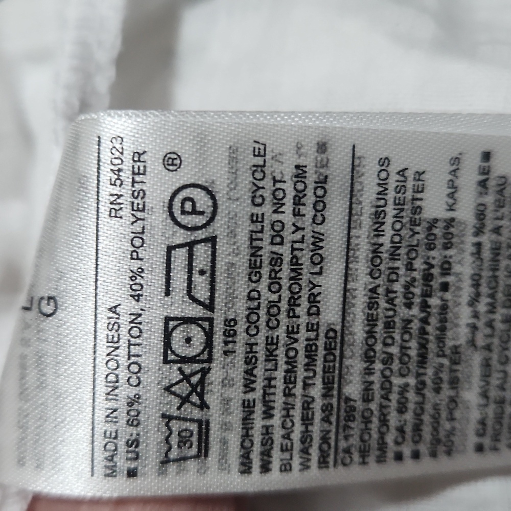 Old Navy SZ L White Top - Picture 5 of 5